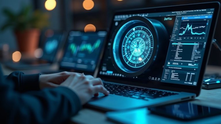 Photorealistic header: DeFi vault draining on a sleek dashboard, Switchboard cables snapping, wind-down countdown over a Sui motif.