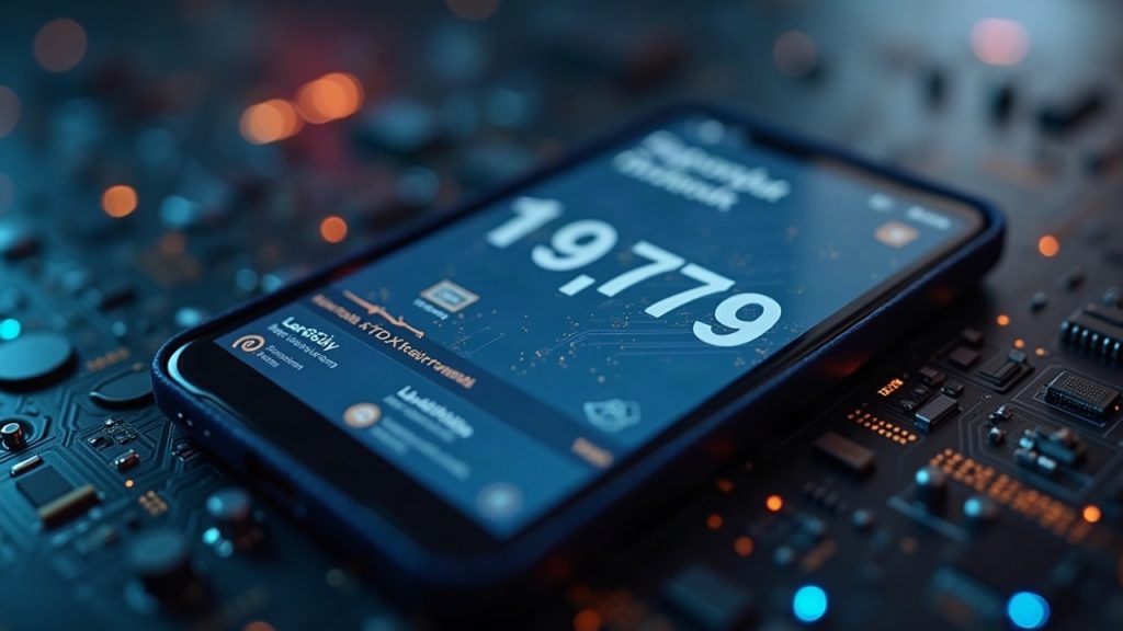 Photorealistic hardware wallet screen displaying ERC-7730 clear signing prompt on-device.