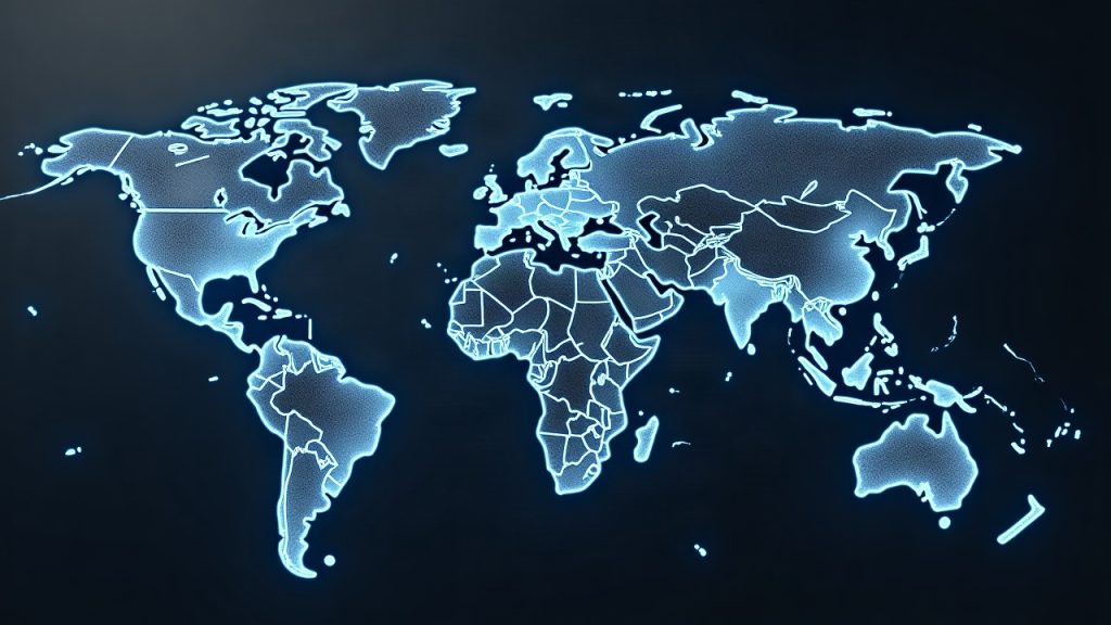 Photorealistic header showing a stablecoin issuer under regulatory seals, vaults, and a world map.