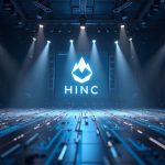 Realistic bond portfolio morphing into tokenized assets across Ethereum, Solana, Avalanche and Sui, with bold HINC glyph.