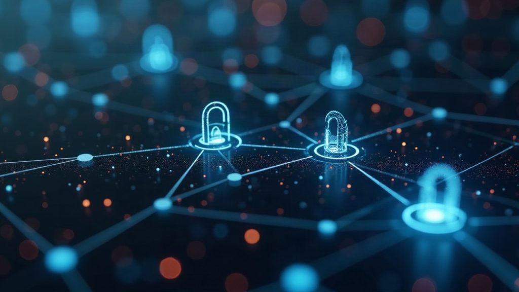 Photorealistic close-up of a wallet UI amid a blockchain network with Lido validators exiting, signaling a security issue.