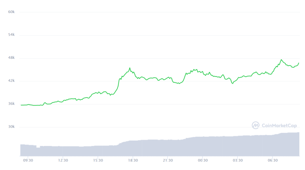 YFI CMC chart