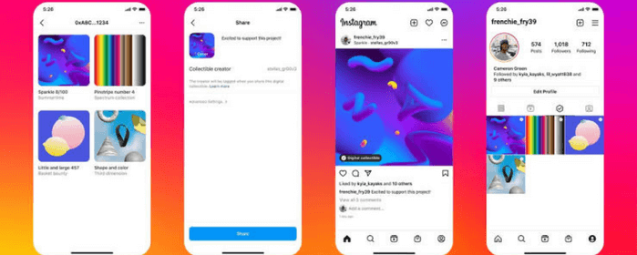 Instagram Amplía el Acceso a los NFT a 100 Nuevos Países