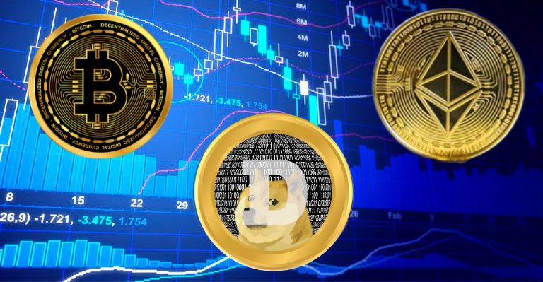 Dogecoin Outperforms, as Bitcoin and Ether Experience Losses