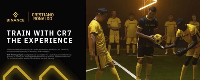 Ronaldo Plays and Trains with NFT Holders in Event Sponsored by Binance