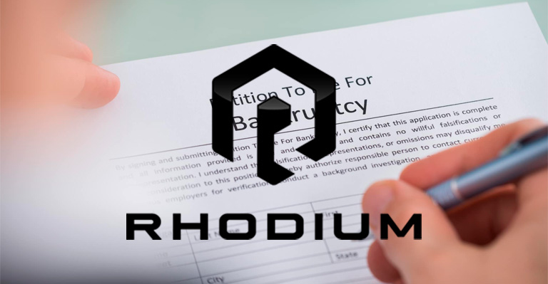 Rhodium Enterprises Files for Bankruptcy Amid Mounting Bitcoin Mining Pressures