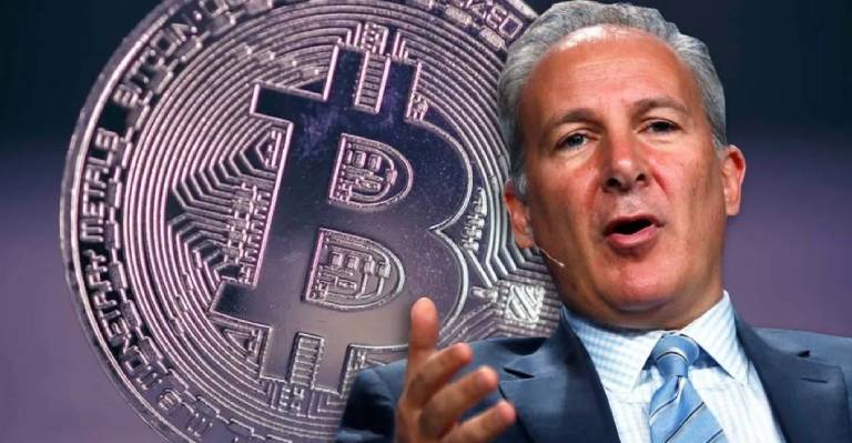 Peter Schiff Predicts Bitcoin’s Fall Below $58K as Gold Hits Record High