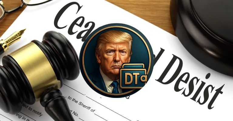Trump Crypto Chaos: Cease-and-Desist Shakes Up Unauthorized Wallet Plans
