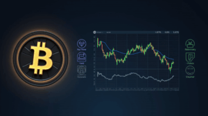 Photorealistic journalistic header with WLFI, ascending chart, BTC ~110k and PUMP; liquidity and governance icons.