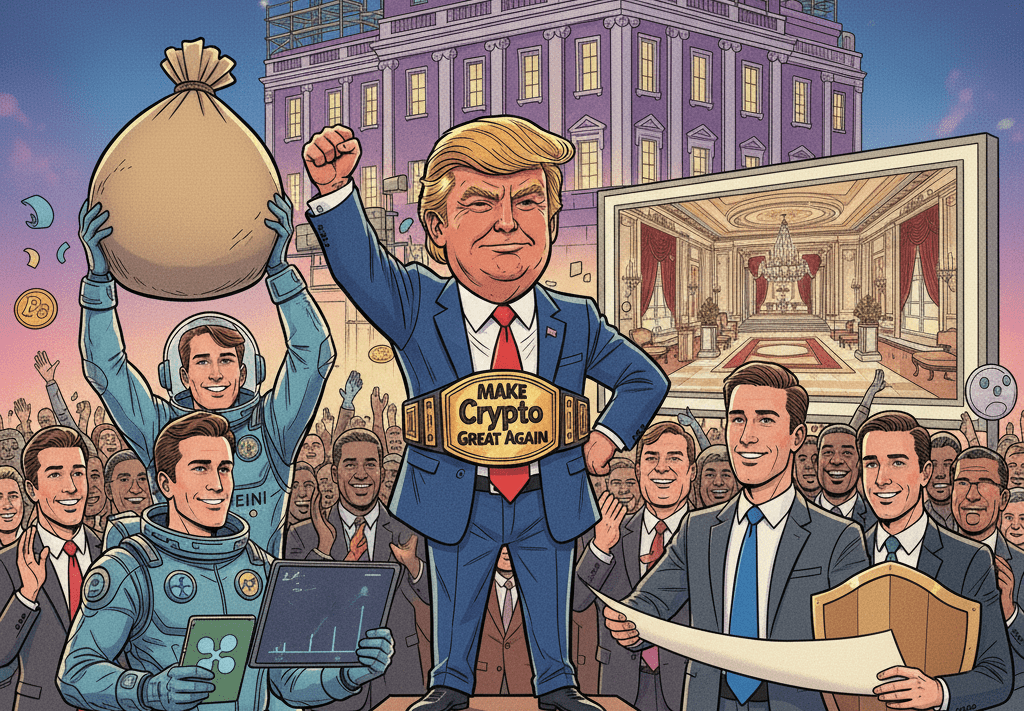Crypto leaders fund Trump project