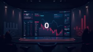 Close-up crypto trading panel shows price 0 due to a presentation error, informative tone.