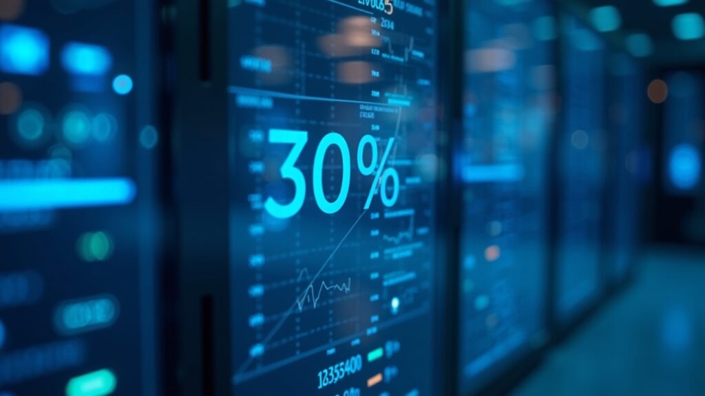 Bitfarms mining facility, Nasdaq at -6%, $300M convertible note and capped call at 125%, corporate blue tone