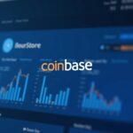 Photorealistic header: Coinbase logo over a Base panel with Morpho and cbBTC as collateral, charts of USDC loans.