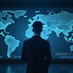 Central figure in a trading room: tokenized assets from pilot to production, liquidity map across chains and oracles.
