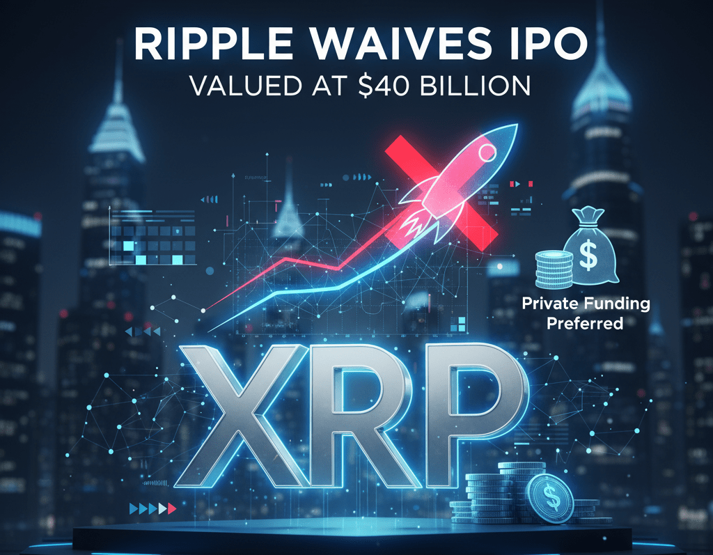 Ripple Waives IPO Despite $40 Billion Valuation