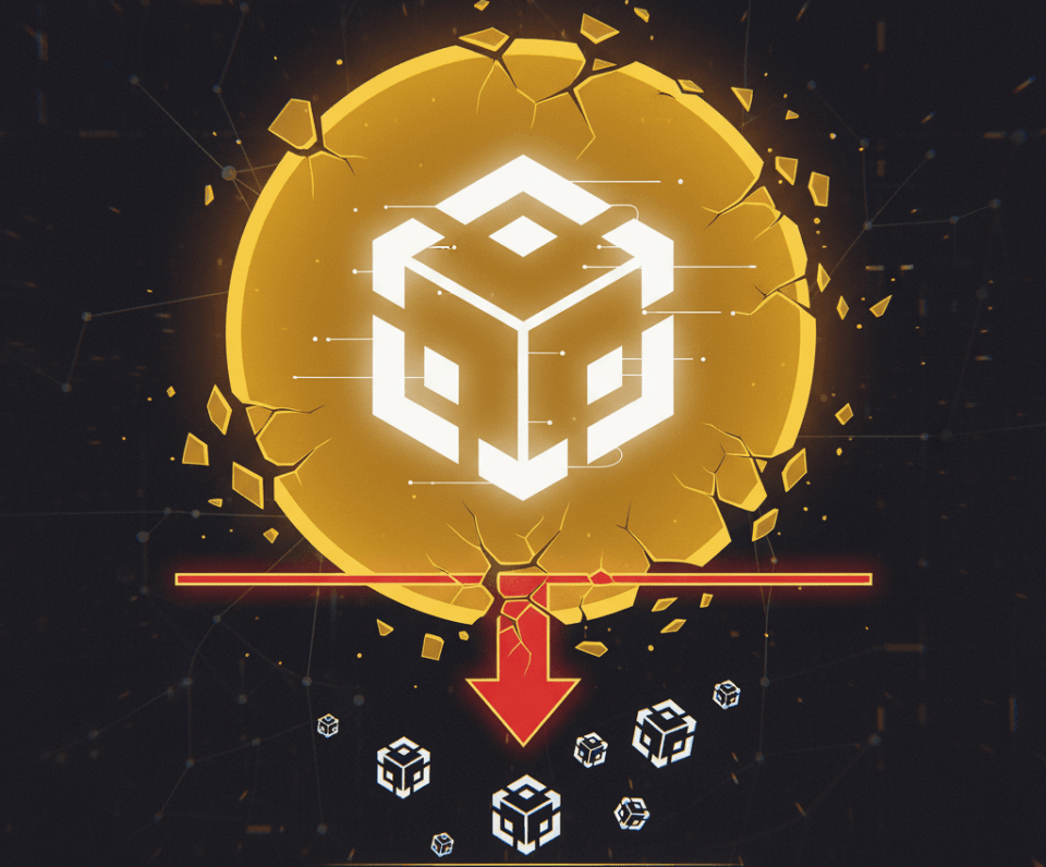 BNB's bearish technical pattern