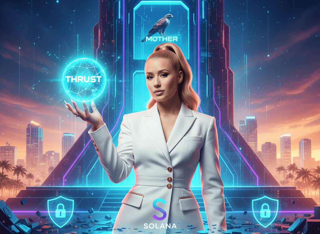 Iggy Azalea's Thrust platform on Solana