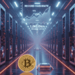 Bitcoin hashrate hits new record