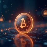 ASTER token shining at the center, on-chain ledger, calendar and unlock icons, journalistic style