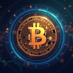 Realistic crypto news graphic with Bitcoin forming a double bottom in a W toward 110k and highlighted CME gap.