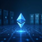 Photorealistic header: Coinbase and ETH on the Base network with Morpho in the background, suggesting CeFi-DeFi.
