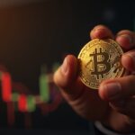 Photorealistic HBAR coin held by a trader, with a bullish chart breaking above 0.17 and a subtle Thanksgiving backdrop.