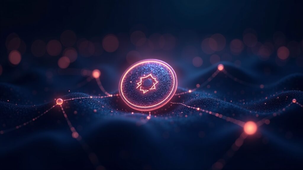 Photorealistic header: zenZEC connecting ZEC and DeFi on Solana, with MPC nodes forming a decentralized constellation.