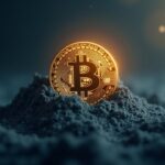 Bitcoin Cash logo rises above downtrending crypto charts, signaling an outlier gain amid market volatility and regulatory tensions.
