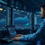 Photoreal header: institutional trader on a modern trading floor with crypto derivatives dashboards and BitGo branding.
