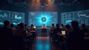 Diverse team launches a token in a Build-in-Public hackathon on Pump.fun, with dashboards and live market charts.