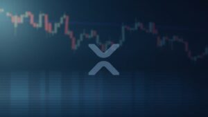 XRP price chart near the 2.24 EMA and 100-day line with XRP logo and subtle data overlays in a newsroom style.