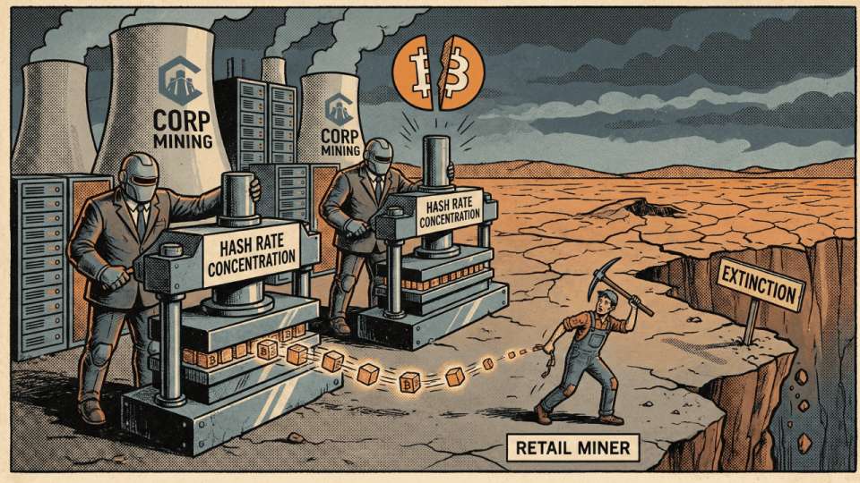 Hash rate concentration