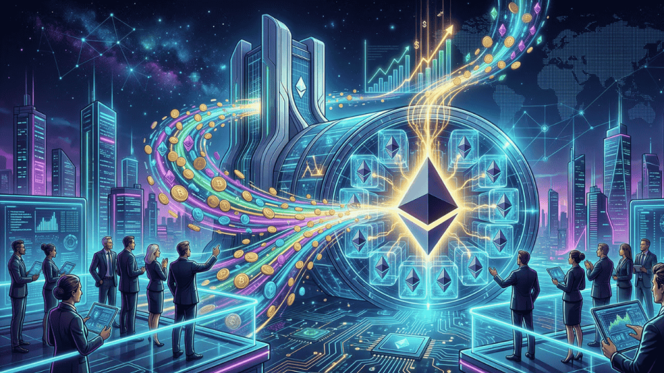 BlackRock's Staked Ethereum ETF debuts with 15.5 million dollars in volume, cementing institutional interest in on-chain yields for long-term holders.