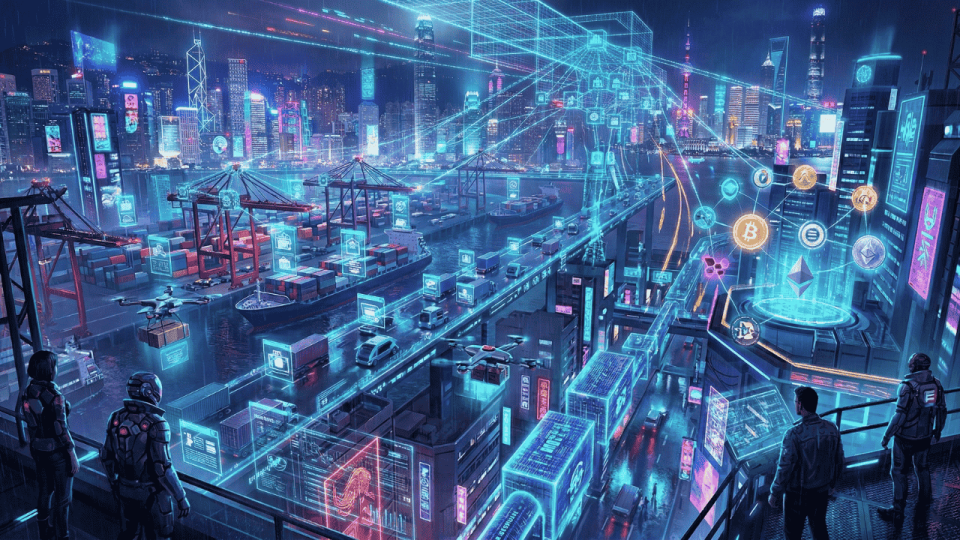 blockchain trade Hong Kong Shanghai