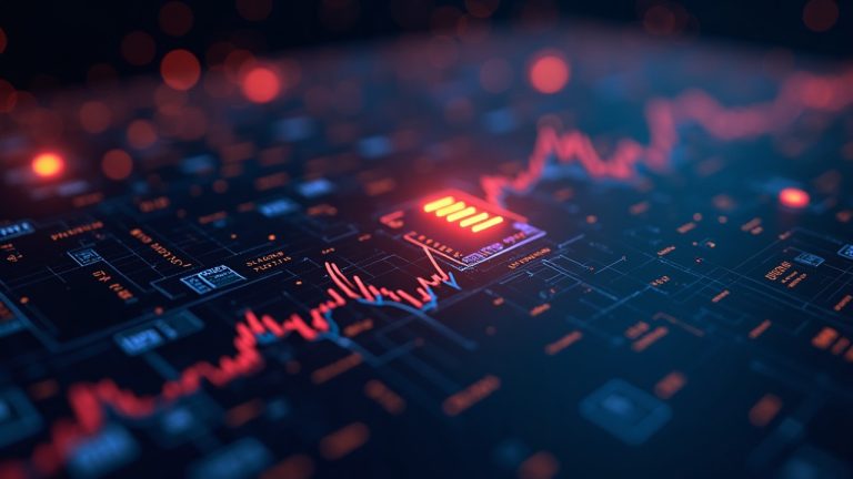 Photorealistic Cardano-themed data hub with glowing Pyth Pro price feed ticker and a 'one year free' banner.