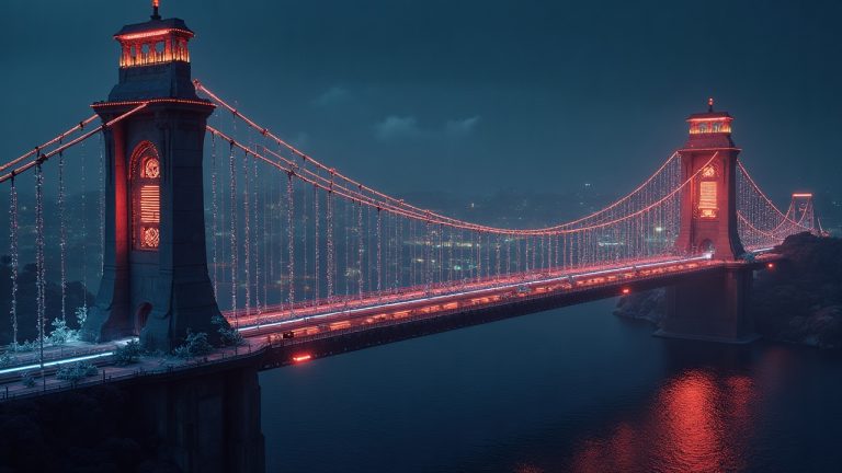 Futuristic bridge links Secret Network and Axelar; glowing wrapped tokens spill from a vault, signaling an infinite mint exploit.