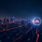Futuristic cityscape with a glowing BNB Chain logo, a 0.65s timer, and circuit motifs representing BEP-590 and BEP-648.