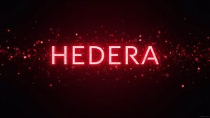 Center Hedera logo with cracked Supra oracle contract, red warning glow, and price tickers signaling a $9M DeFi loss