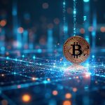 Bitcoin bridge under AI-assisted attack; security team monitors in a modern SOC with holographic charts.