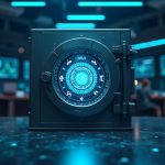 Photorealistic newsroom header showing onchain tokenization of AAA CLO assets with Centrifuge nodes.