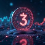 Photorealistic header of a futuristic crypto trading hub with a glowing HIP-3 token, rising open interest chart, and interconnected nodes.