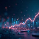 Photorealistic Robinhood Chain node powering Curve with rising weekly DEX volume chart and token icons in a crypto newsroom.