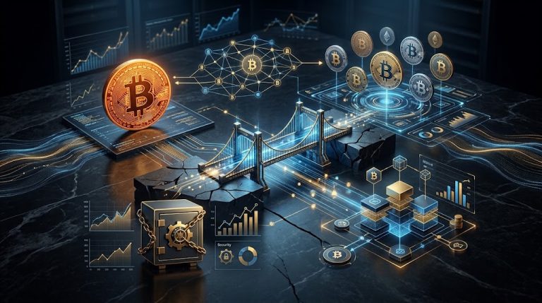 Bitcoin-backed token
