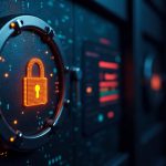 Photorealistic header: secure digital vault, glowing lock, binary code, and a paused withdrawals banner for Bitget.