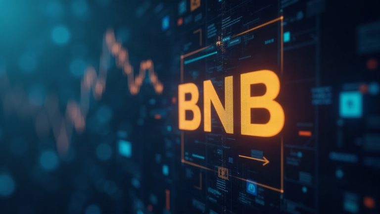 Photoreal header showing BNB Chain logo, mirrored Notional Finance vulnerability pattern, and a security alert UI overlay.