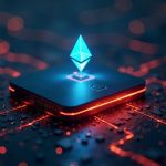Photorealistic Ethereum router glitch; glowing ERC-20 approvals flow to attackers, illustrating DeFi permission abuse.