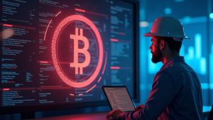 Photorealistic header: BTC draining from Liquid Network federation wallet with red alert glow and white-hat operator.