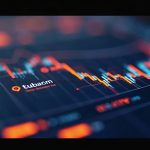 Photorealistic Solana trading scene with Raydium and xStocks logos and a dashboard showing tokenized-stock volume of 160M.