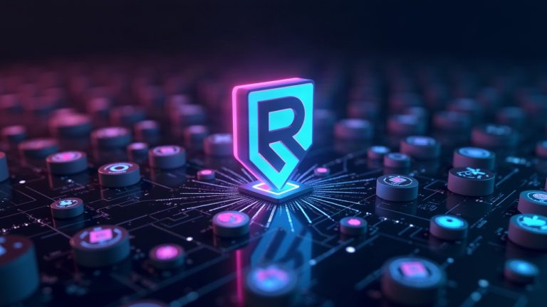 Photorealistic header: Robinhood Chain logo with NFT icons on a digital grid, signaling rising NFT activity.