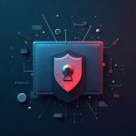 Photoreal header: a Trezor wallet, phishing email silhouette behind a shield, and a domain-taken-down stamp.